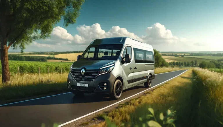 ile-kosztuje-bus-do-holandii-na-zdjeciu-bus-marki-reno-poruszajacy-sie-po-drodze-asfaltowej